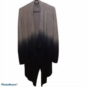 Barefoot Dreams Ombre Cardigan - Gray and Black